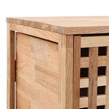 Armadietto da Bagno 41x41x91 cm in Legno Massello di Noce