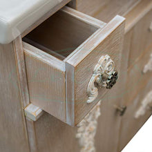 SHOP CHIC MOBILE BAGNO CON LAVABO IN LEGNO PROVENZALE MASSICCIO