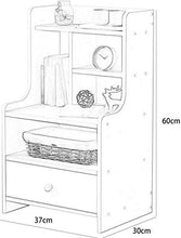 N/Z Comodino Comodino Comodino Comodino Comodino Comodino Comodino Camera da Letto Indipendente a più Livelli Comodino 37X30X60CM Tavolino Laterale