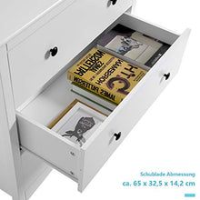 Belupai - Cassettiera con 3 cassetti, colore: Bianco