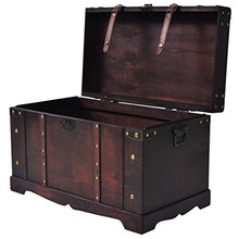 xingshuoonline baule Vintage di legno 66 x 38 x 40 cm