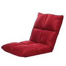 MICEROSHE Comodo Divano Sedia Cuscino Cuscino per Balcone Lazy CouchComputer Bed Waist Chair Sedie comode e Belle (Colore : Rosso, Dimensione : L:110 * 52 * 12cm)