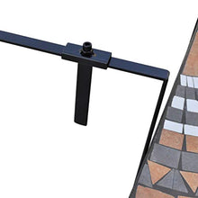 Oushome Tavolo Sospeso da Balcone in Terracotta e Bianco a Mosaico