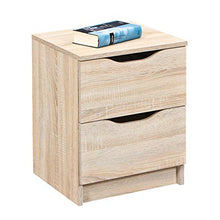 Inter Link Comodino Laminato, Decoro Rovere Sonoma