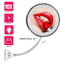 BD.Y Specchi per Trucco Specchio Pieghevole a LED a 360 Gradi 10X Rotante My Mirror Flessibile Specchio ingranditore a Specchio