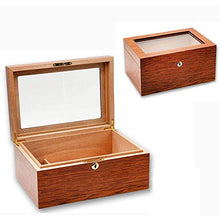 TGhosts Cigar Humidor, Cigar Humidor a Mano in Legno Cigar Box Desktop Humidor con igrometro e umidificatore