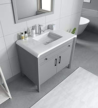 Badplaats B.V. Mobili da Bagno Jura 100 cm Grau - Armadio mobiletto lavabo Mobili Armadietto