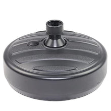 Lilangda - Base per ombrellone da giardino, supporto per ombrellone, in plastica, riempita di acqua o sabbia (38 cm)