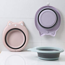 Bacino Pieghevole Forma Unica, lavabo per Bambini, Facile distinguere i Colori e Utilizzare, Appendere Lo stoccaggio