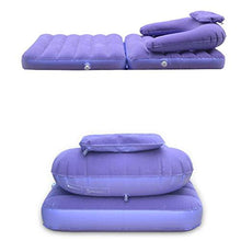 Wsaman Elegante Divani Gonfiabile Cuscino Regolabile, Portatile Outdoor Divano Pigro Divano Letto Singolo con Floccato Materiale in PVC Ecologico per Adulti E Bambini