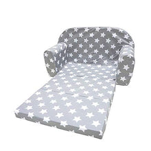 KNORRTOYS.COM Knorrtoys 68441-Kindersofa-Stars White Divano per Bambini