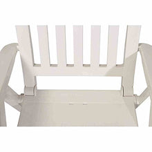 Sieger Palma Poltrona Pieghevole con Struttura in plastica, Colore: Bianco