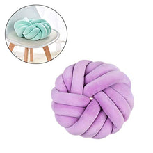 HEELPPO Nodo Palla Cuscino Cuscino per Neonati Cuscino per Allattamento Paraurti per Culla Telaio Morbido per Letto Decorazione per Letto per Bambini Protezione per La Testa Purple