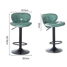 XXT - Sedia da bar, sedia da bar, sgabello da casa, sgabello da bar, bancone multicolore e marrone (colore: argento)