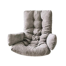 Cuscino per Sedia a Cesto Appeso,60 X 120 cm Cuscino per Sedia a Dondolo per Uovo,Sedile per Sedia a Dondolo Rimovibile e Lavabile per Interni Patio Esterno Cortile Giardino