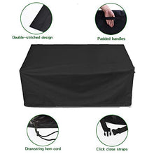 SIRUITON Copertura per Panche da Giardino 2 Posti Impermeabile Protettiva Coperture per Panche