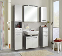 Pelipal 913 Hanau Mobiletto per lavabo, Legno, Effetto Cemento, 33,0 x 60,0 x 62,0 cm