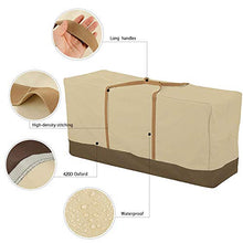 JTWEB Custodia per Cuscini da Arredamento Esterno Protezione per Cuscini per Sedie/Panche da Giardino (152x71x51 cm, 420D)
