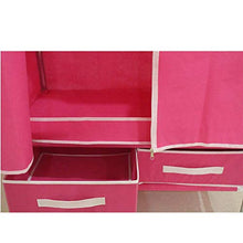 JFFFFWI Armadio Guardaroba di assemblaggio Panno Panno Oxford 80 * 45 * 170cm Armadio Semplice (Colore: D)