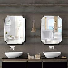 Bathroom mirror Specchio da Bagno Senza Cornice Squisito Specchio da Toilette con Specchio Argento HD Specchio da Bagno Semplice Specchio da Trucco