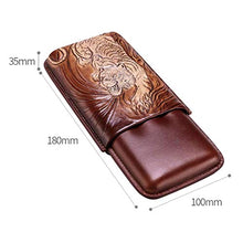 SCDZS Viaggi Cigar Humidor - Cuoio Sintetico Cigar Box Portatile Cigar Box umidificatore