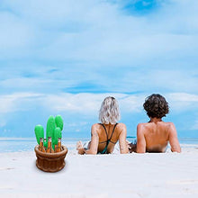 Youool Secchiello per Bevande ghiacciato Forma di Cactus di Cocco Gonfiabile Secchiello da Cocco per Piscina