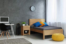 Letto Soho 90 x 190 in pino massiccio cerato