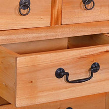 vidaXL Cassettiera in Legno Massello di Mogano