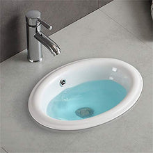 Lavabo, Ceramica, Mezzo Incasso Sopra il Lavabo (dimensioni : 545mm)