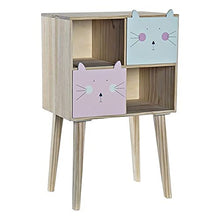 Dekodonia Cassettiera, Pino, Multicolore, Universale