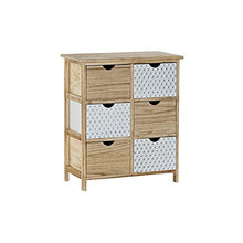 BigBuy S3007398 Cassettiera Dkd Home Decor Legno di Paulonia, 54 x 29 x 64 cm
