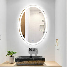 HL LED luce specchio bagno impermeabile e a prova di umidità intelligente interruttore touch 600 x 800 mm, adatto per hotel ristorante bar-WhiteA-600 x 800 mm