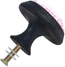 Modello leopardo rosa Pomelli per Porta Set di 4 Pomelli per Mobili Manopole per Cassetti Cucina Armadio Vetro