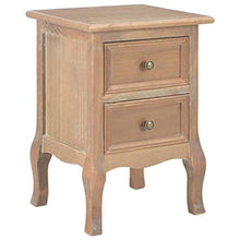 vidaXL 2X Legno Massello Pino/Pioppo Comodini MDF Tavolo Mobile Arredo Camera