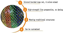 Protective net decoration / Nylon Tessuti a mano Net Child Protection Net Stair Safty Net Balcone anticaduta decorazioni netto della rete del recinto di isolamento Rope Net Net Cat swing rete di arram