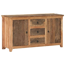 vidaXL Credenza 140x40x75 cm in Legno Massello di Recupero