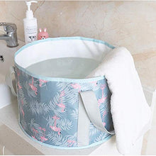 Lavabo pieghevole Resistente alle Alte Temperature, lavabo con Custodia, vaschetta per l'acqua con Manico, Comodo da trasportare