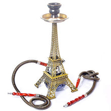 XJJY Set di Acqua dell'Acqua della 55CM SHISHAH Set (Torre Eiffel) con 2 Tubi Flessibili, pinze e Accessori di Carbone