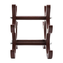 Rehomy Wooden Red Wine Rack Red Wine Holder Shelf Stand 6 Bottles