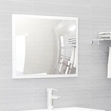 vidaXL Set Mobili da Bagno 2 pz Bianco Lucido in Truciolato