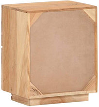 HappyL Comodino Letto Armadio con 2 cassetti 40x30x50 Cm Solido Legno di Recupero