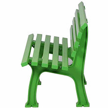 BLOME-TIL. Ibiza Panca, plastica, Verde Mela, 54 x 120 x 74 cm, 50927