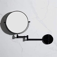 ZCCL Specchio per Il Trucco con Il Bagno Specchio Nero Specchio per Il Trucco da Parete Specchio per Il Trucco da Bagno Specchio per la Bellezza Pieghevole Lente d'Ingrandimento Specchi da Parete