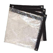 Teloni trasparenti, telone trasparente in plastica impermeabile 2mX2m con occhielli in metallo per tenda a baldacchino, barca, camper o copertura per piscina ecc(Size:5x5M)