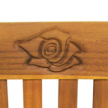 EBTOOLS - Panca da giardino in legno resistente, panchina da giardino con schienale e braccioli, panca, per giardino, parco, terrazza, esterno, 157 x 45 x 82,5 cm
