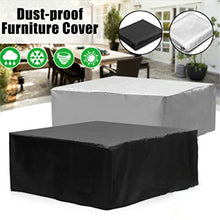 DIANPU Copertura per mobili da Giardino, Copertura Impermeabile e Antipolvere per Vasca Interna ed Esterna e Piscina, Copertura per Tavolo e Sedia (240 * 240 * 85cm,Argento)