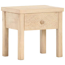 Tidyard 2 pz Comodino Moderno in Legno Massello di Mango,Comodino Camera da Letto Classico,Comodino con Cassetto,Comodino Cameretta,Tavolino da Salotto Comodino Porta Oggetti 40x30x43 cm