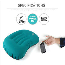 YUANLAISHINI Viaggio Gonfiabile Ultraleggero/Cuscino Outdoor-Comprimibile, Compatto, Gonfiabile, Comodo, Cuscino da Viaggio Ergonomico per Collo E Supporto Lombare, Camp, Zaino