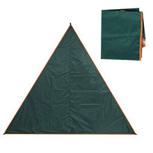 Rodipu Tenda da Sole Esterna Impermeabile Portatile Triangolare, Parasole, per Picnic in Campeggio(Green)