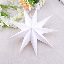 ARTFFEL Vola 2pcs Stelle Lanterna di Carta Pieghevole Paralume di Natale Hanging Stella Lanterna for la casa Decorazione del Partito, 30 Centimetri .Compleanno